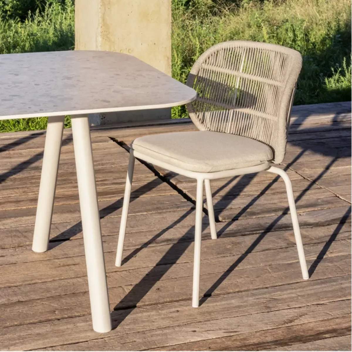 Vincent Shepherd Kodo Dining Table 210 cm - Dune White / Shard