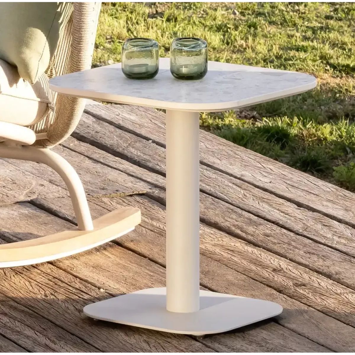 Vincent Shepherd Kodo Side Table | Dune | Ceramic Top