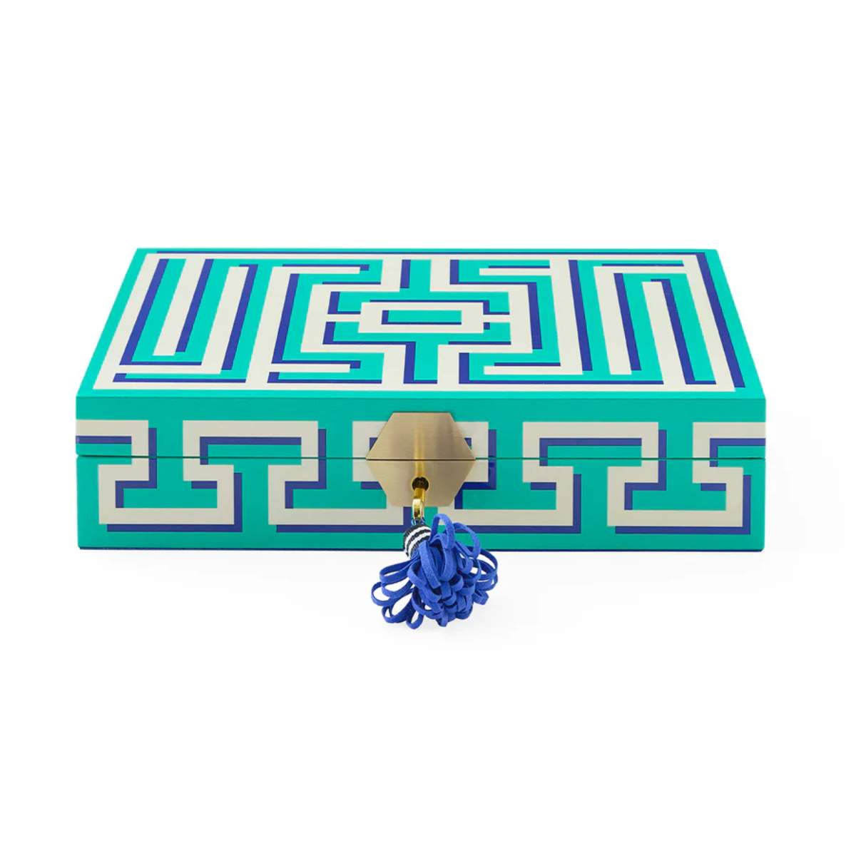 Jonathan Adler Labyrinth Lacquer Jewelry Box