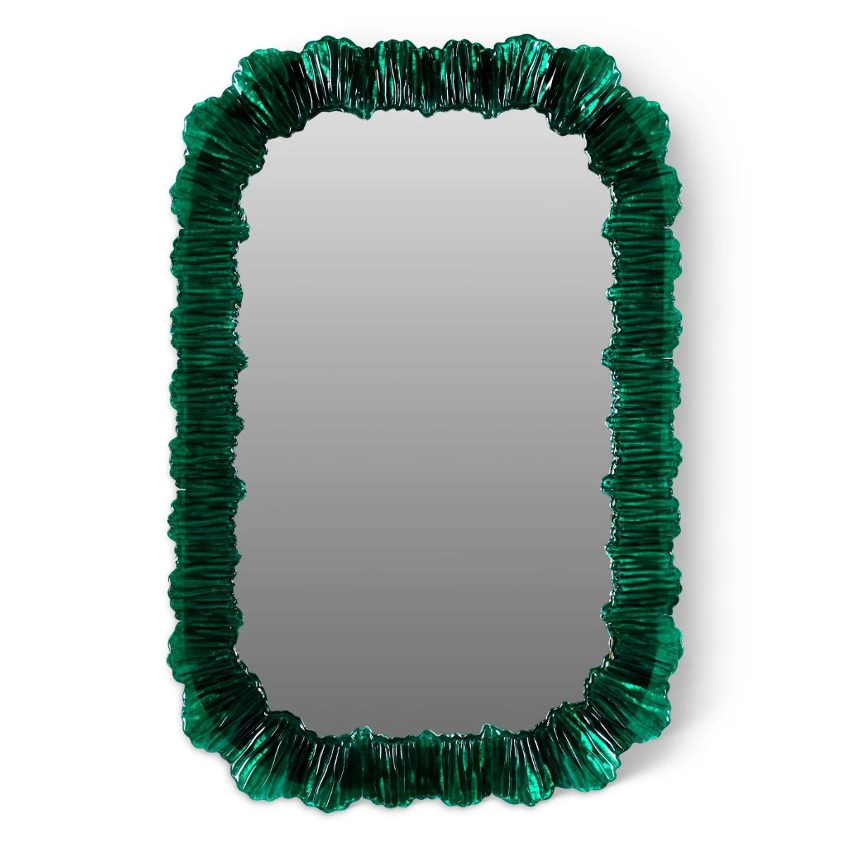 Villari Laguna Mirror - Emerald Green