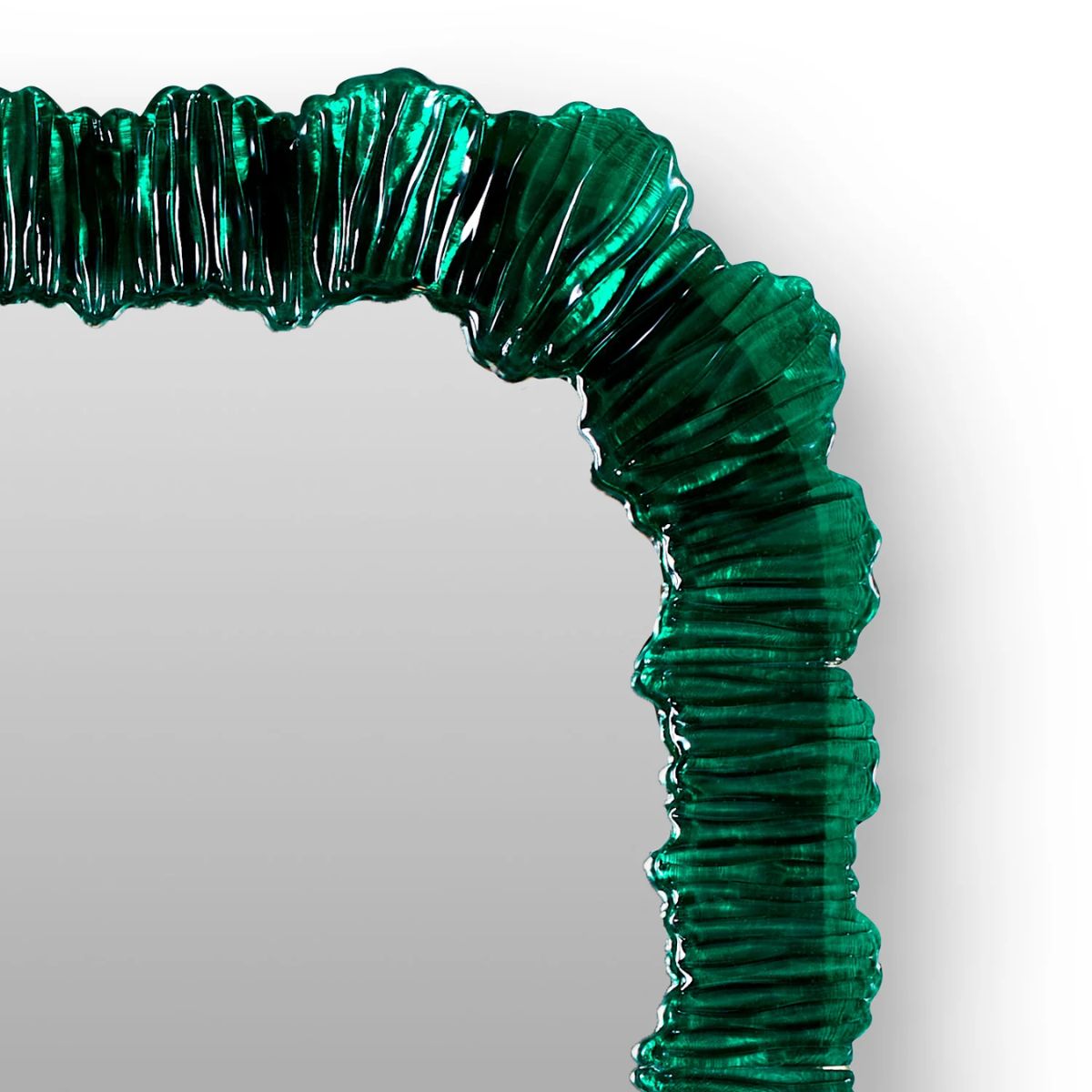 Villari Laguna Mirror - Emerald Green