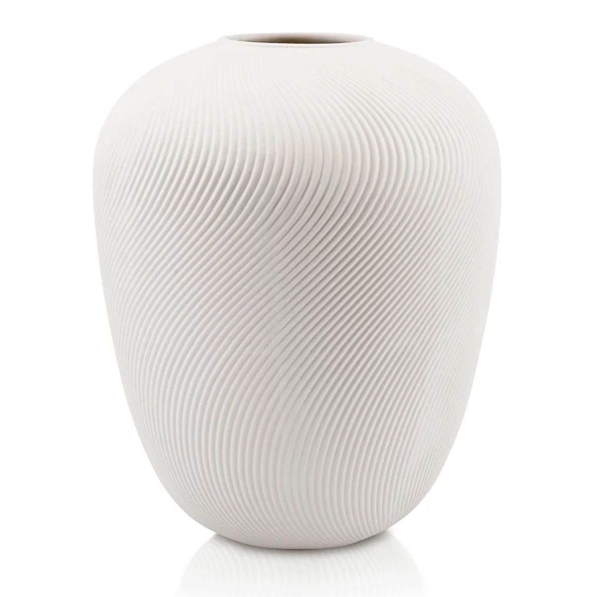 Villari Laguna Vase - White