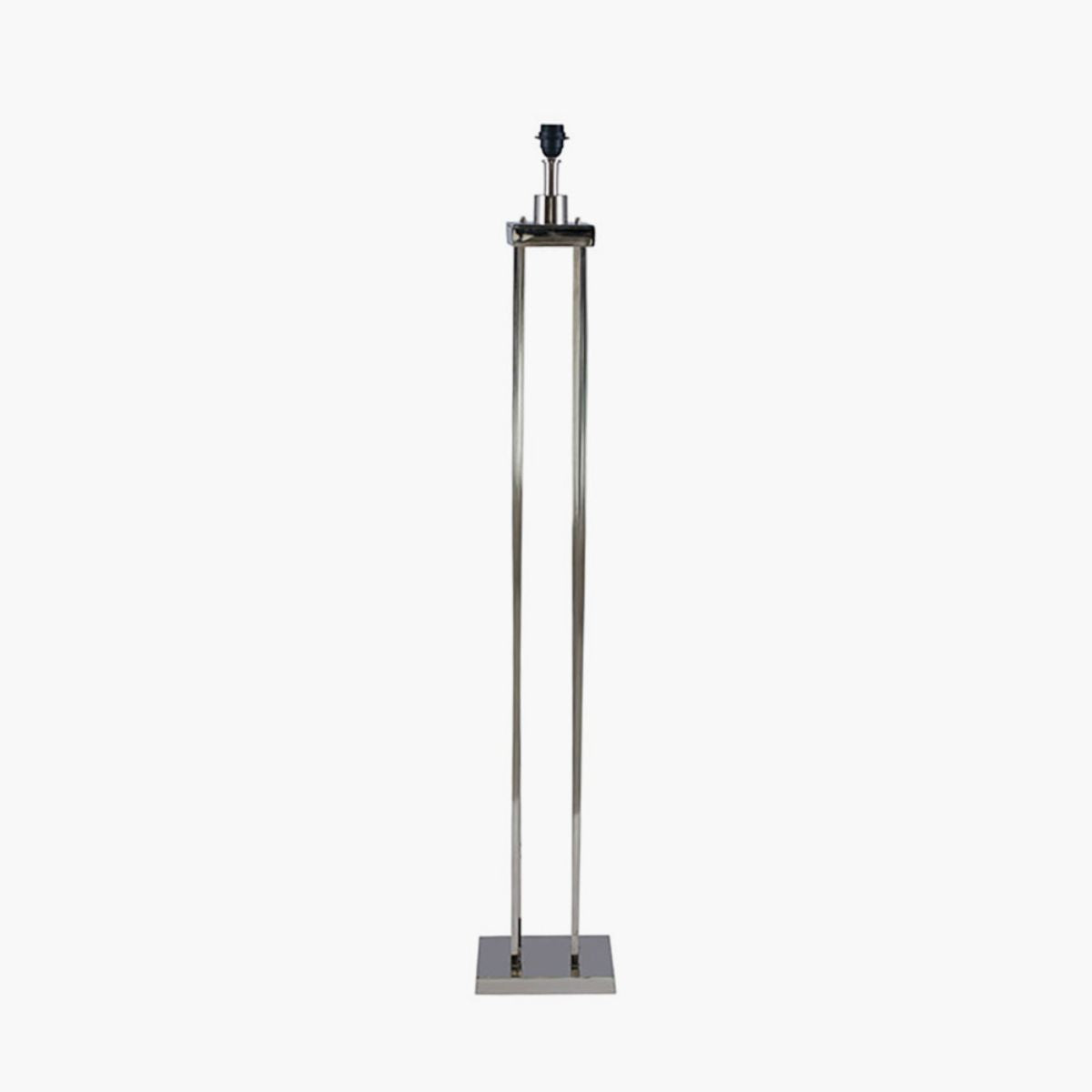 Pacific Lifestyle Langston Nickel Metal Column Floor Lamp Base