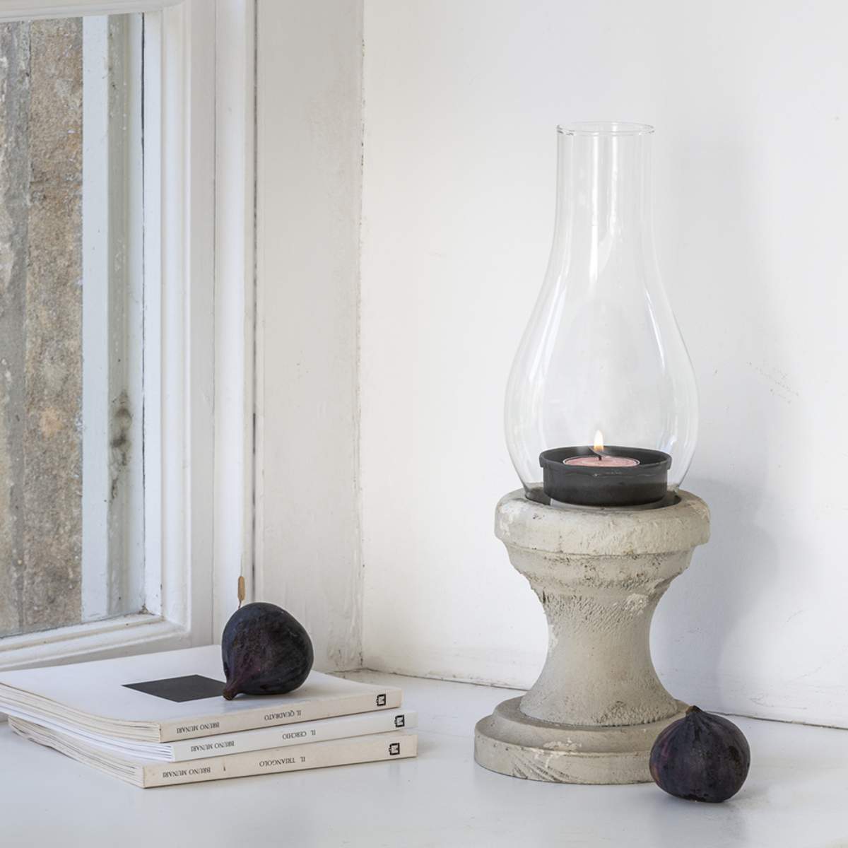 Grand Illusions Lantern Malacca Antique Grey
