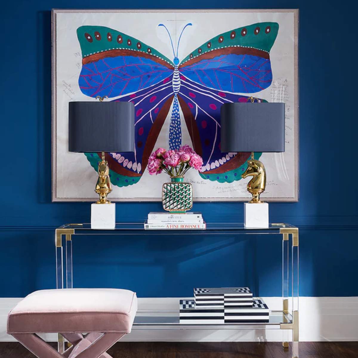 Jonathan Adler Large Op Art Lacquer Box