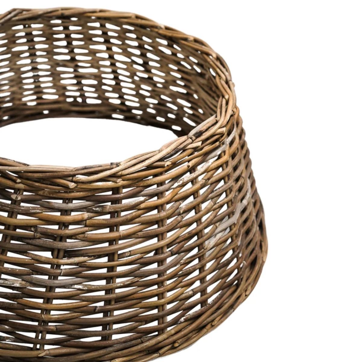 Ivyline Wicker Tree Skirt Round Natural H20cm D50cm