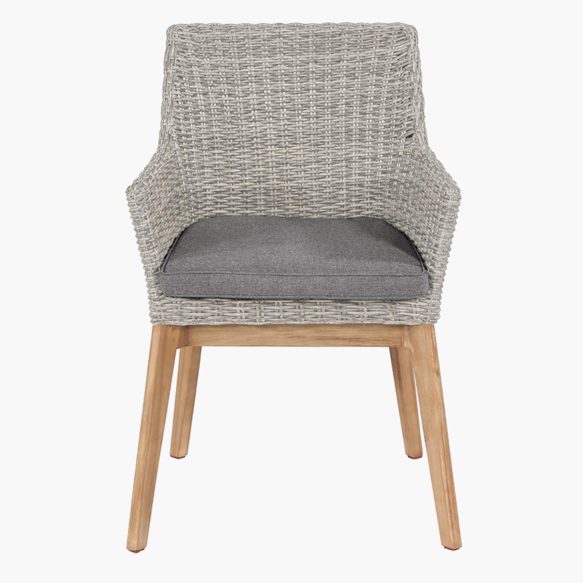 Pacific Lifestyle Larissa Light Kubu Grey Outdoor Dining Set