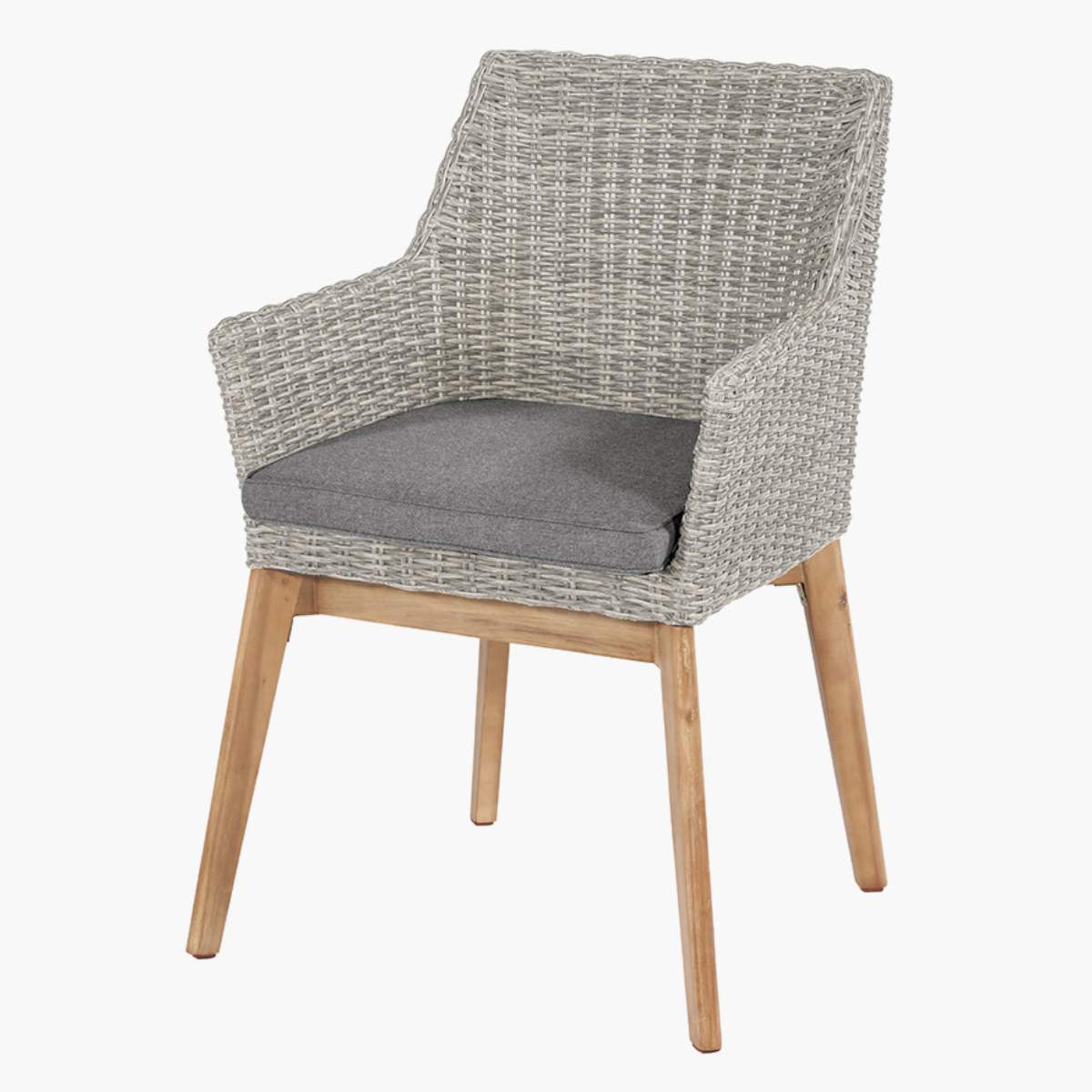 Pacific Lifestyle Larissa Light Kubu Grey Outdoor Dining Set