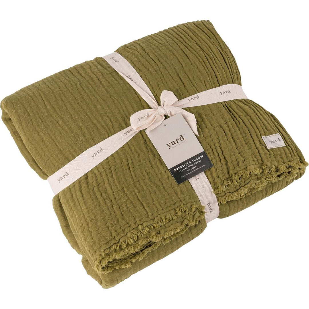 Yard Lark Cotton Muslin Throw 240 x 260 cm