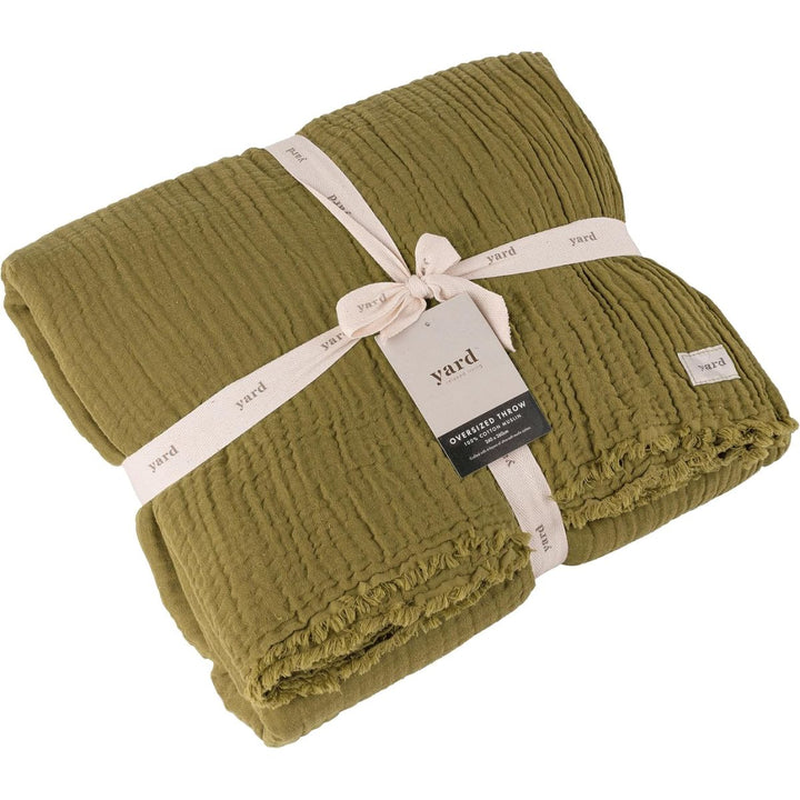 Yard Lark Cotton Muslin Throw 240 x 260 cm