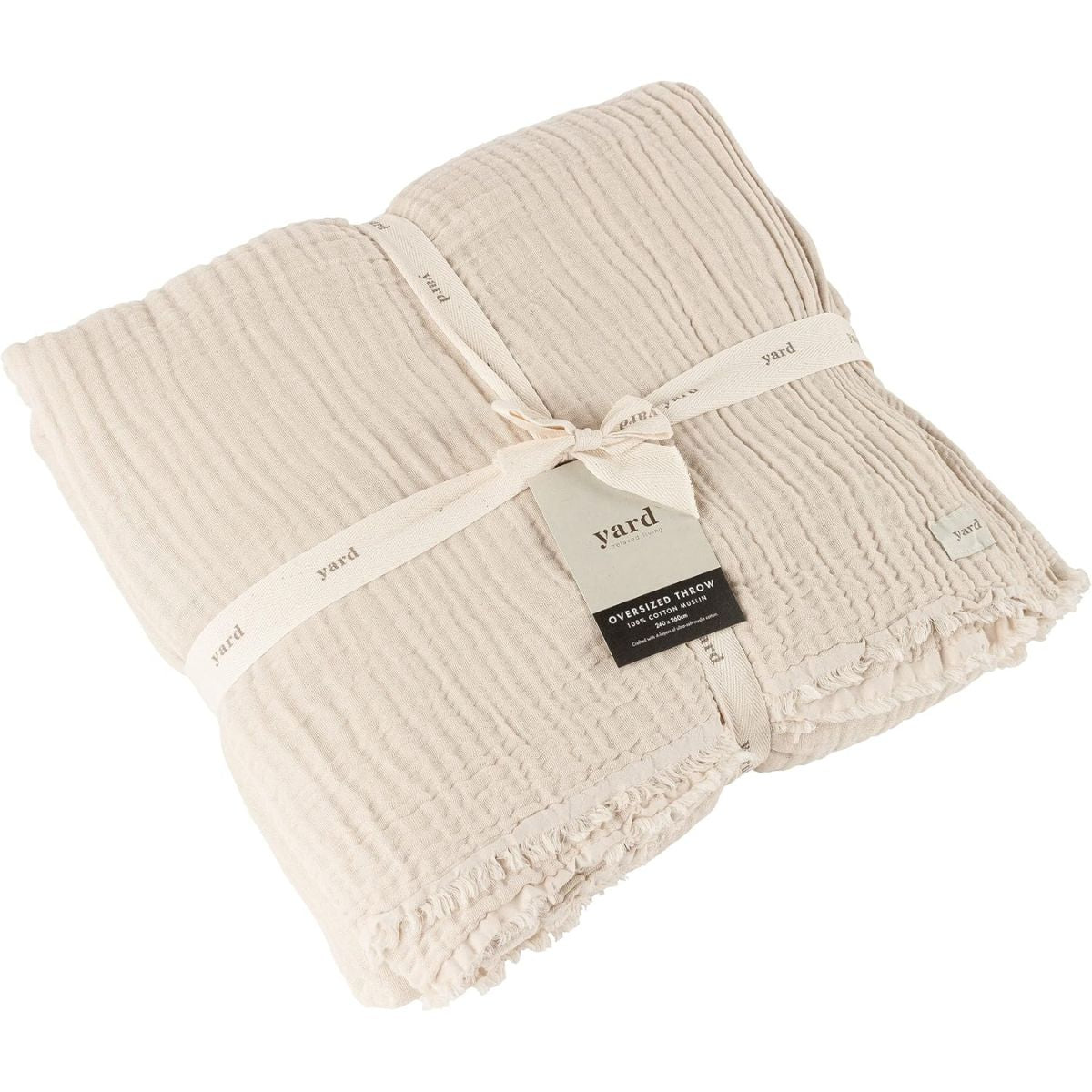 Yard Lark Cotton Muslin Throw 240 x 260 cm