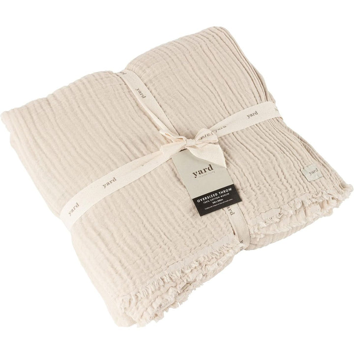 Yard Lark Cotton Muslin Throw 240 x 260 cm