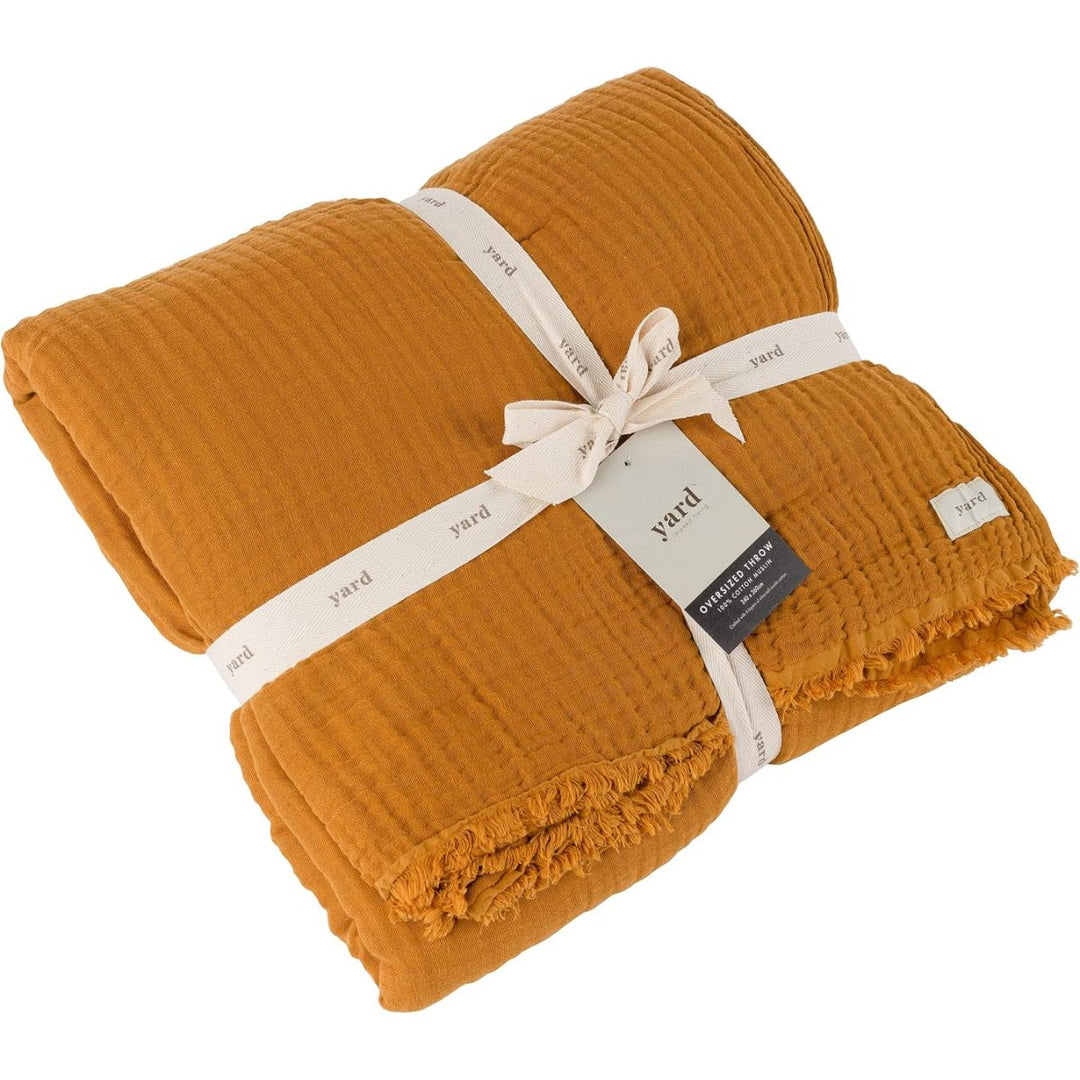 Yard Lark Cotton Muslin Throw 240 x 260 cm