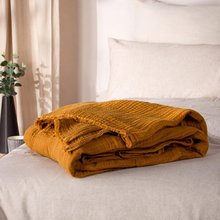 Yard Lark Cotton Muslin Throw 240 x 260 cm