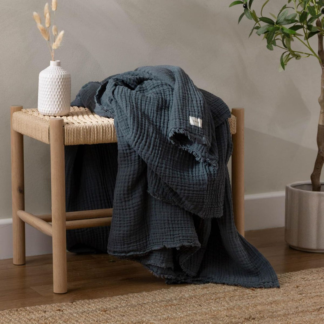 Yard Lark Cotton Muslin Throw 240 x 260 cm
