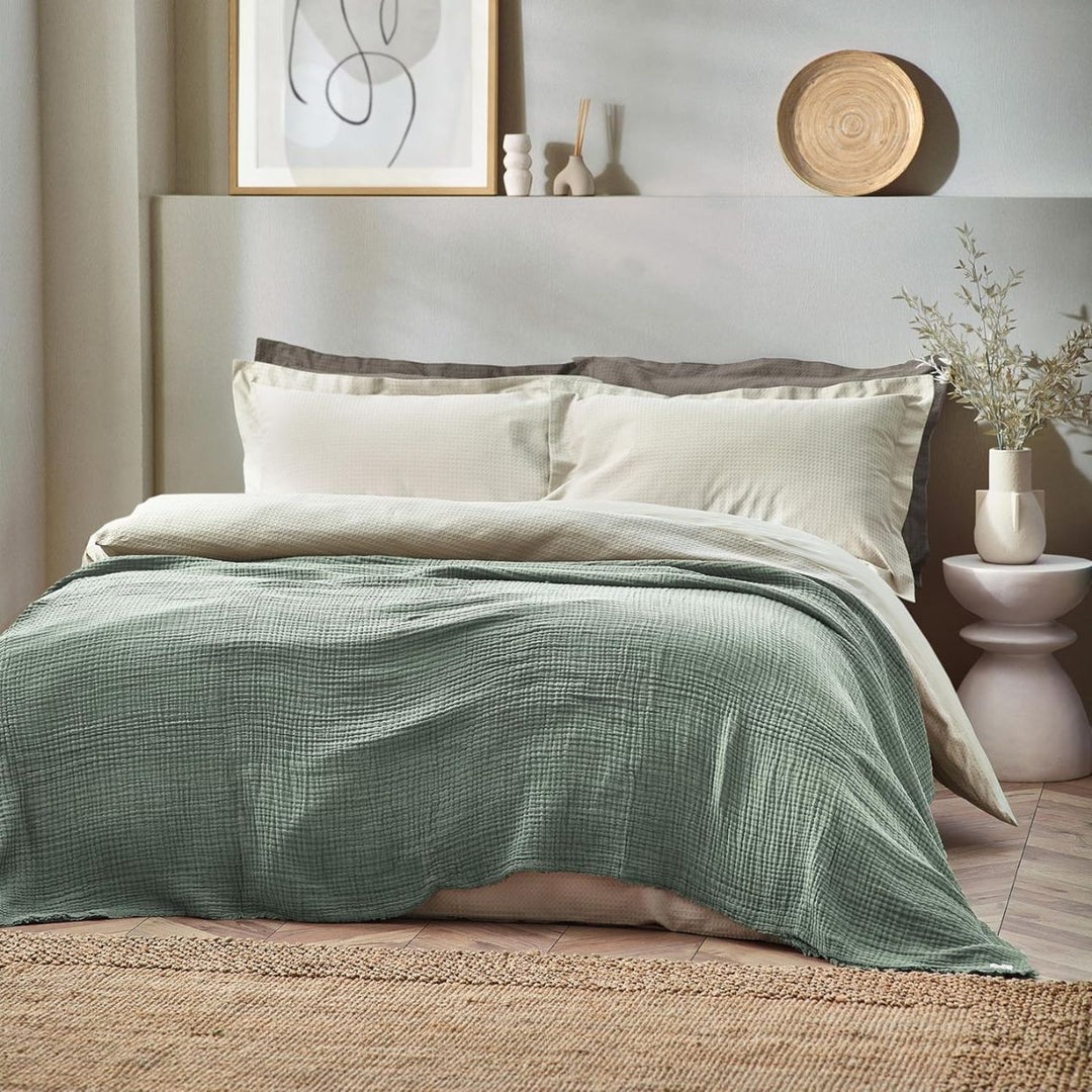Yard Lark Cotton Muslin Throw 240 x 260 cm