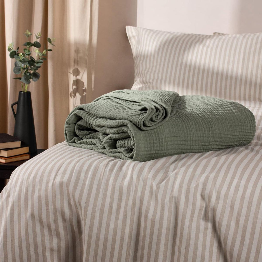 Yard Lark Cotton Muslin Throw 240 x 260 cm