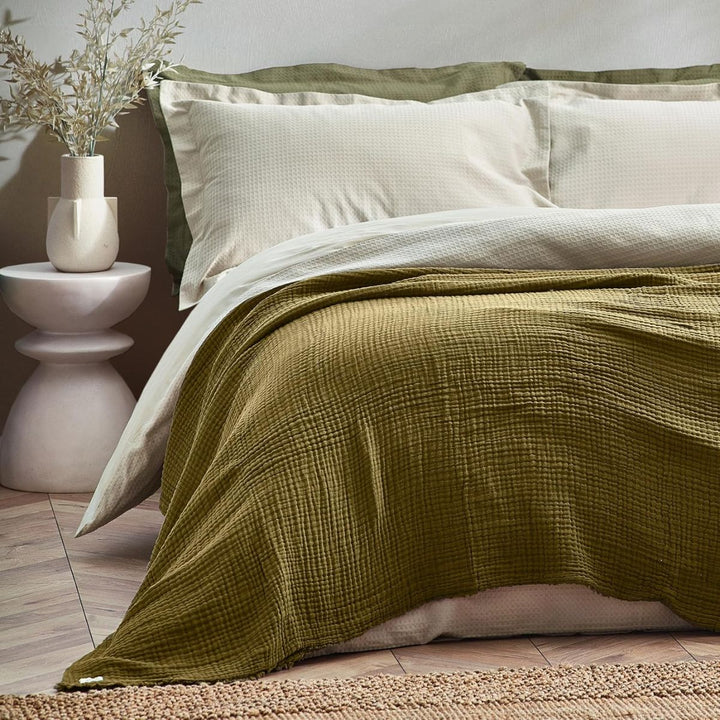 Yard Lark Cotton Muslin Throw 240 x 260 cm