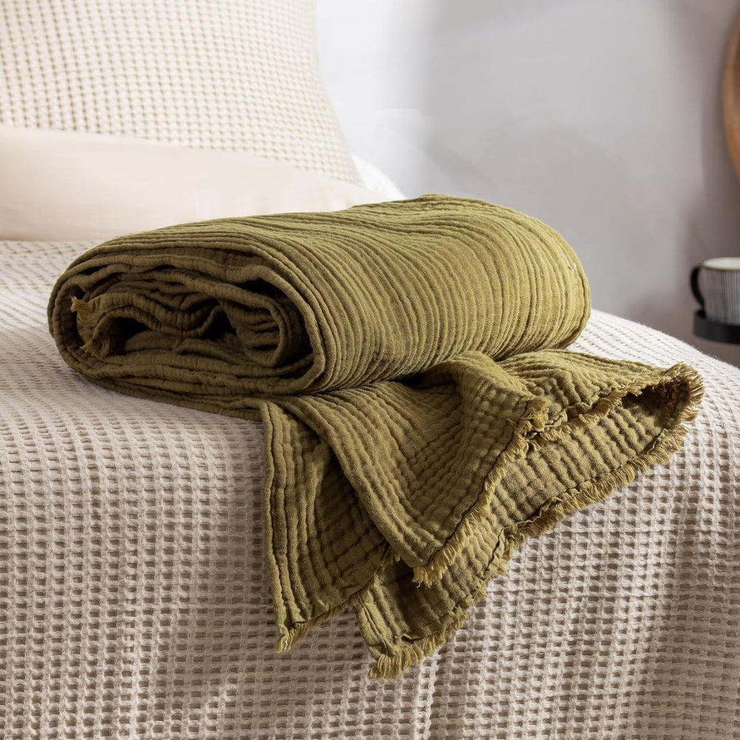 Yard Lark Cotton Muslin Throw 240 x 260 cm