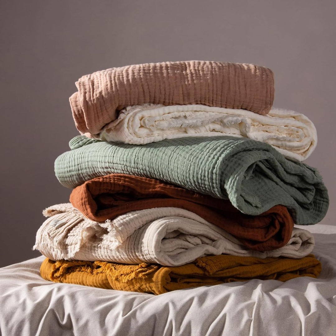 Yard Lark Cotton Muslin Throw 240 x 260 cm