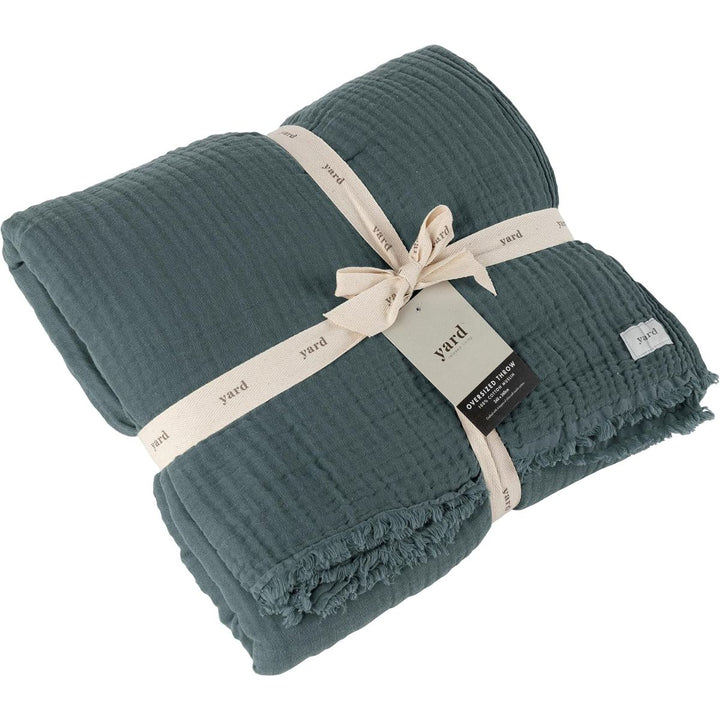 Yard Lark Cotton Muslin Throw 240 x 260 cm