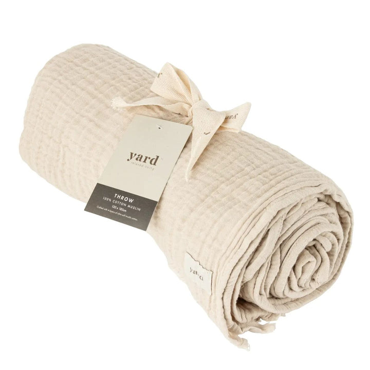 Yard Lark Muslin Cotton Throw 130 x 180cm