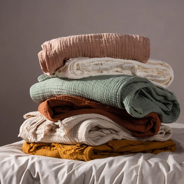 Yard Lark Muslin Cotton Throw 130 x 180cm