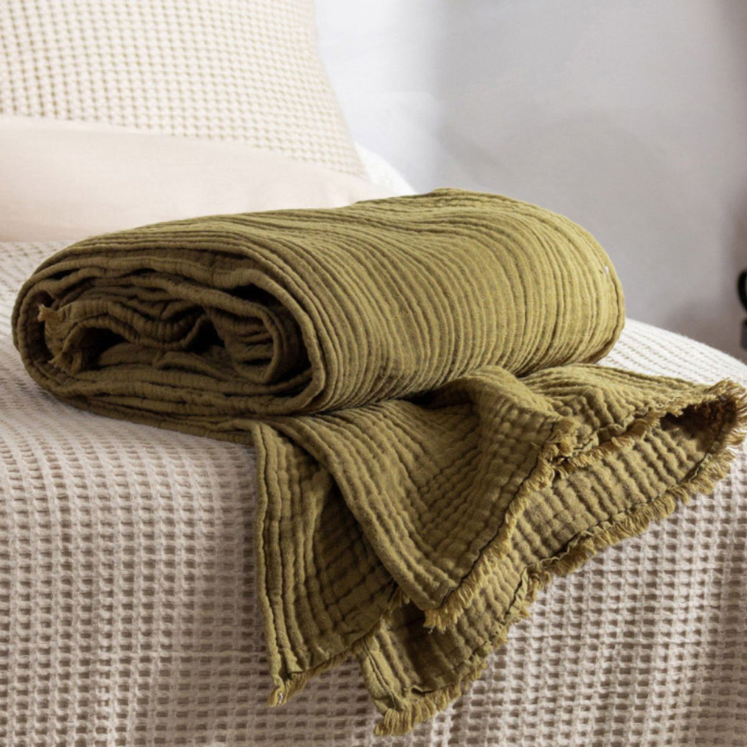 Yard Lark Muslin Cotton Throw 130 x 180cm
