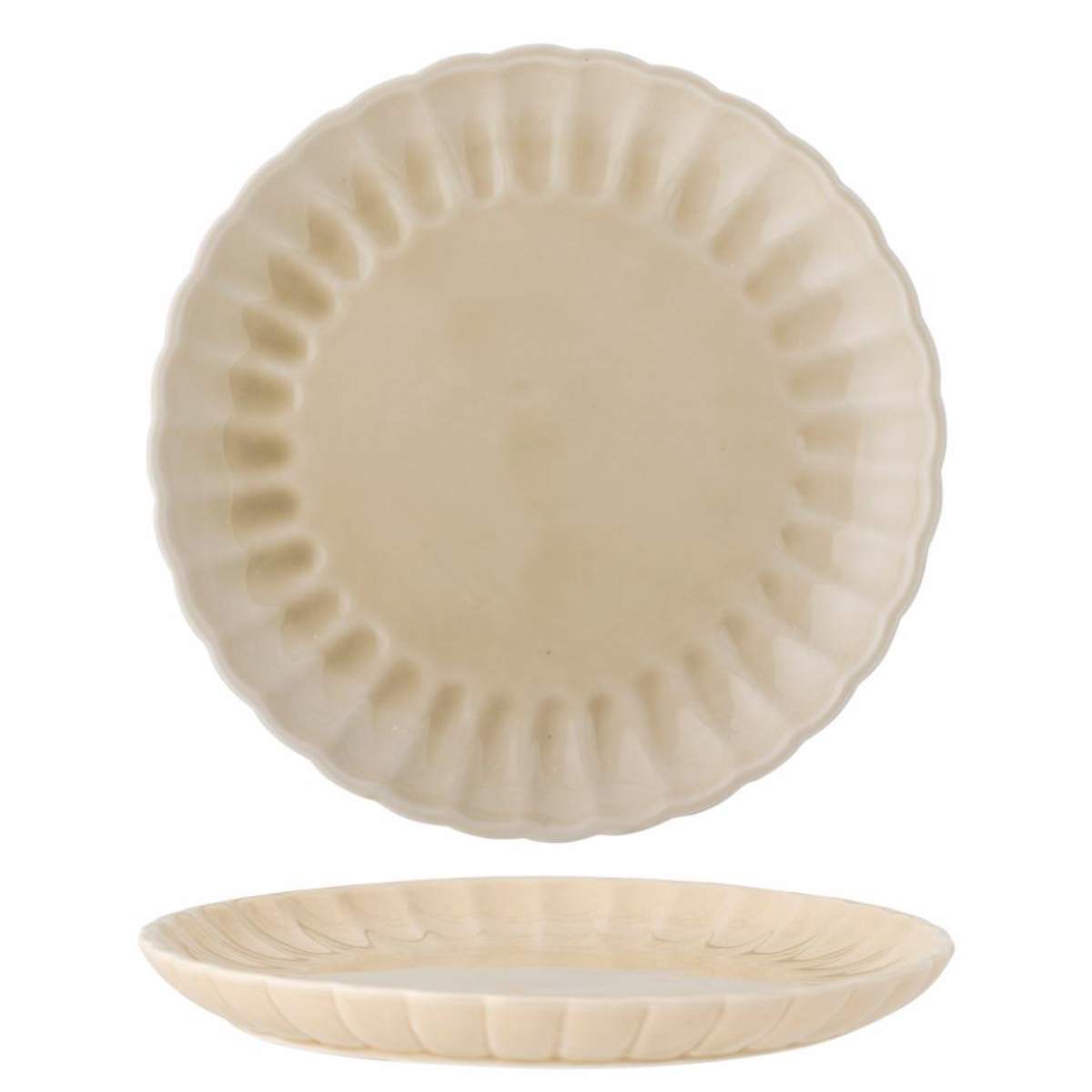 Bloomingville Latina Plate, Nature, Stoneware