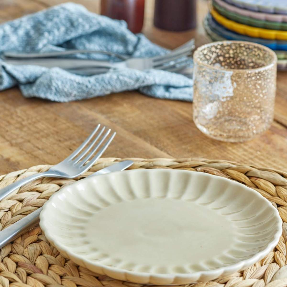 Bloomingville Latina Plate, Nature, Stoneware