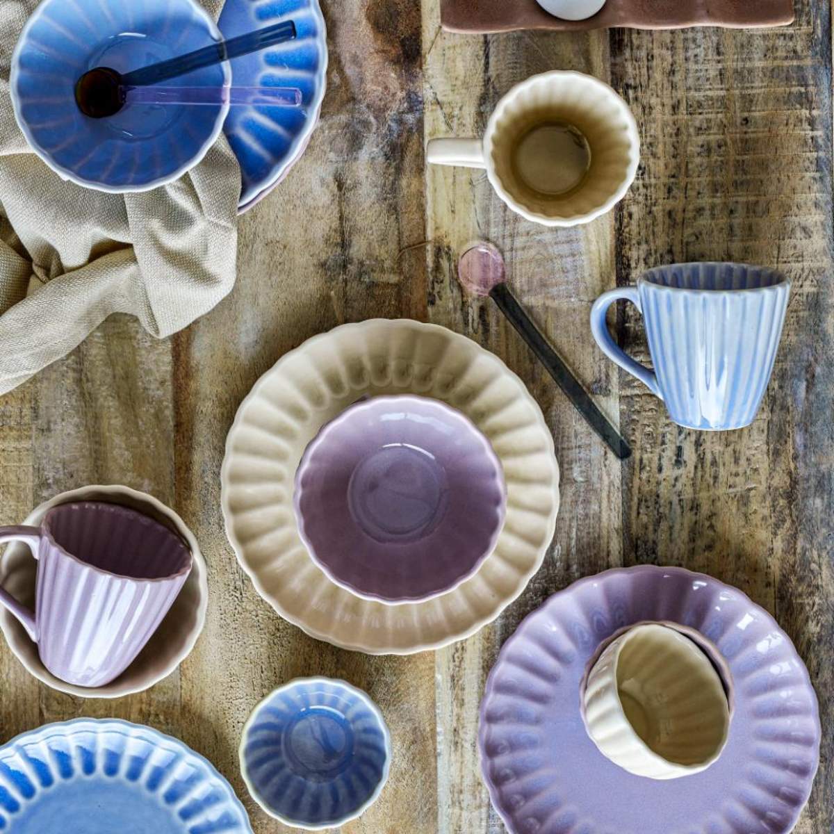 Bloomingville Latina Plate, Nature, Stoneware