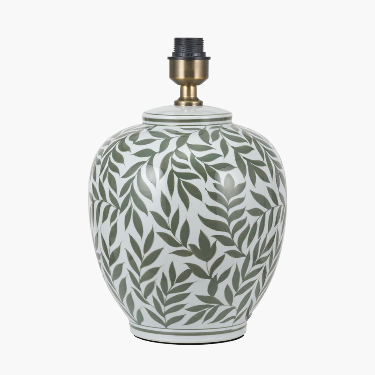 Pacific Lifestyle Laurel Olive Leaf Ceramic Table Lamp Base