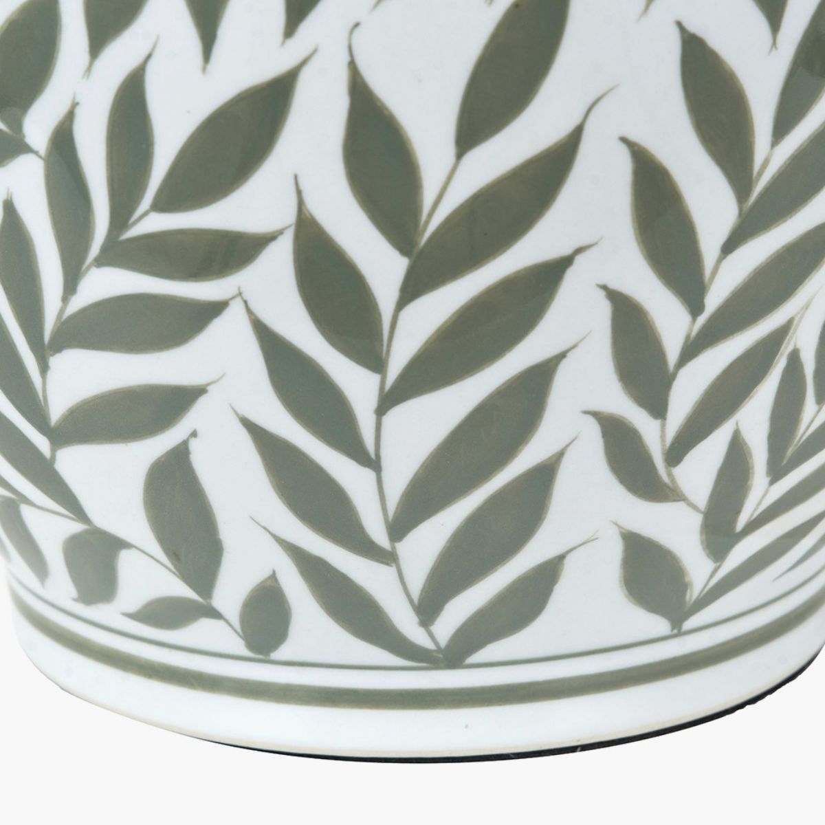 Pacific Lifestyle Laurel Olive Leaf Ceramic Table Lamp Base