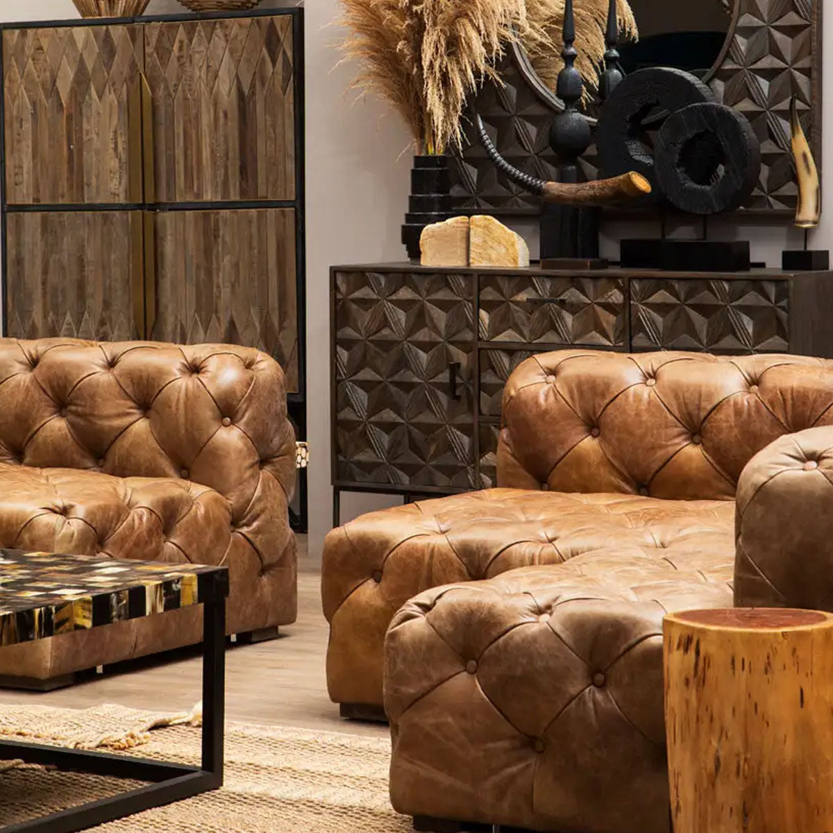 Beaumonde Home Hoxton Leather Dining Chair