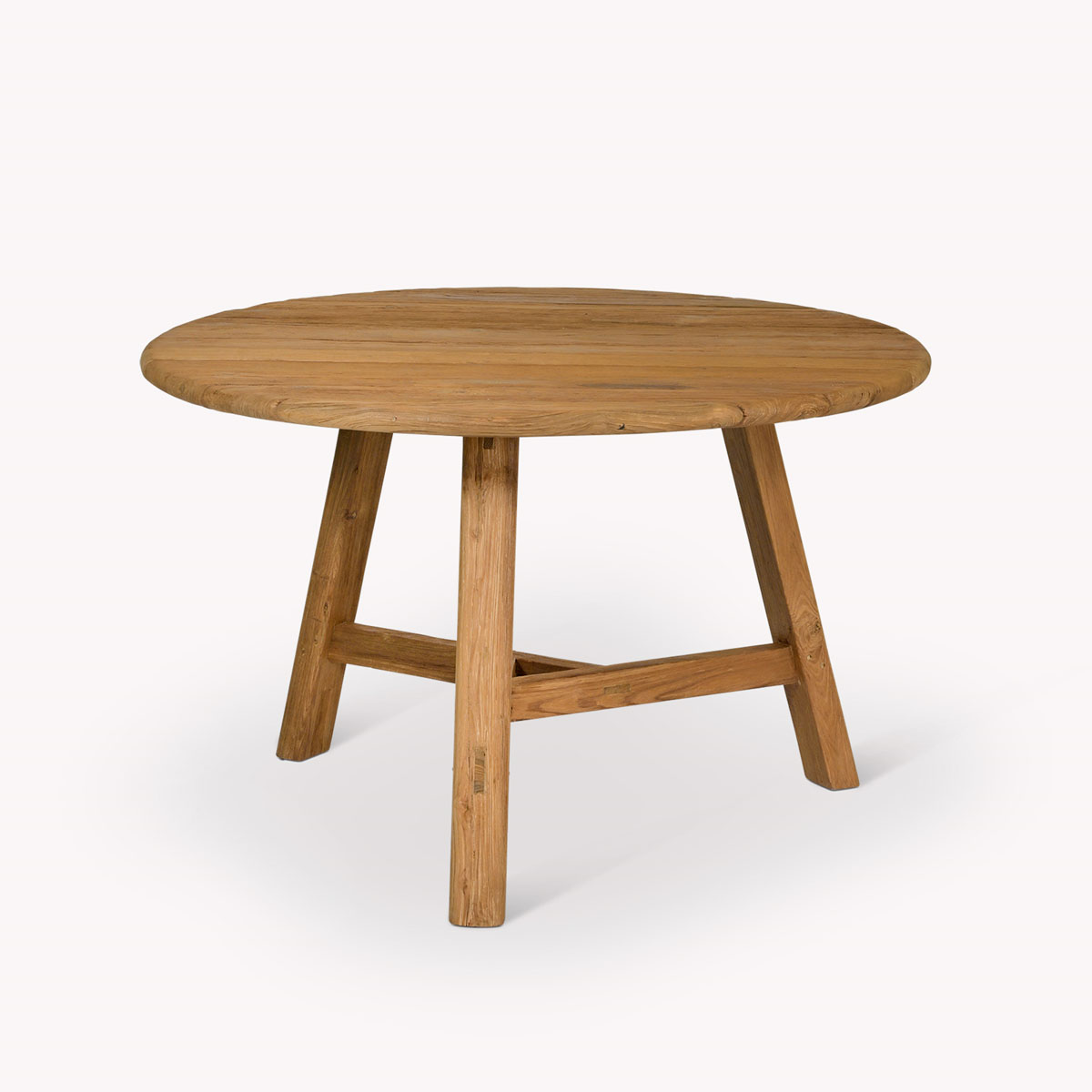 Garden Trading Hawthorne Round Slatted Dining Table Natural