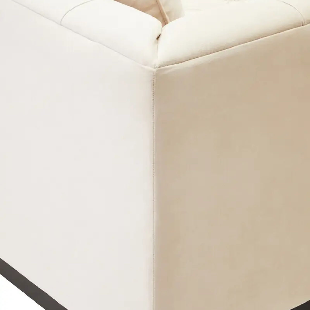 Beaumonde Home Sefira 2 Seat Ivory Fabric Sofa