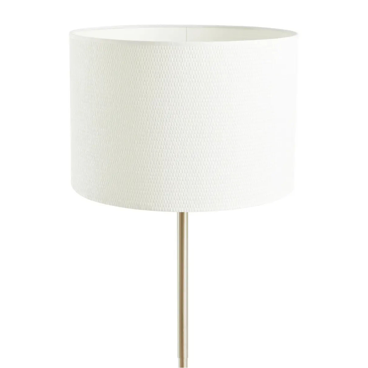 Beaumonde Home Forma Cream Waffle Effect Shade Floor Lamp
