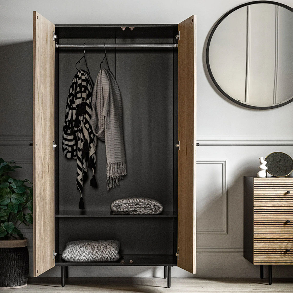 Gallery Direct Hyland 2 Door Wardrobe