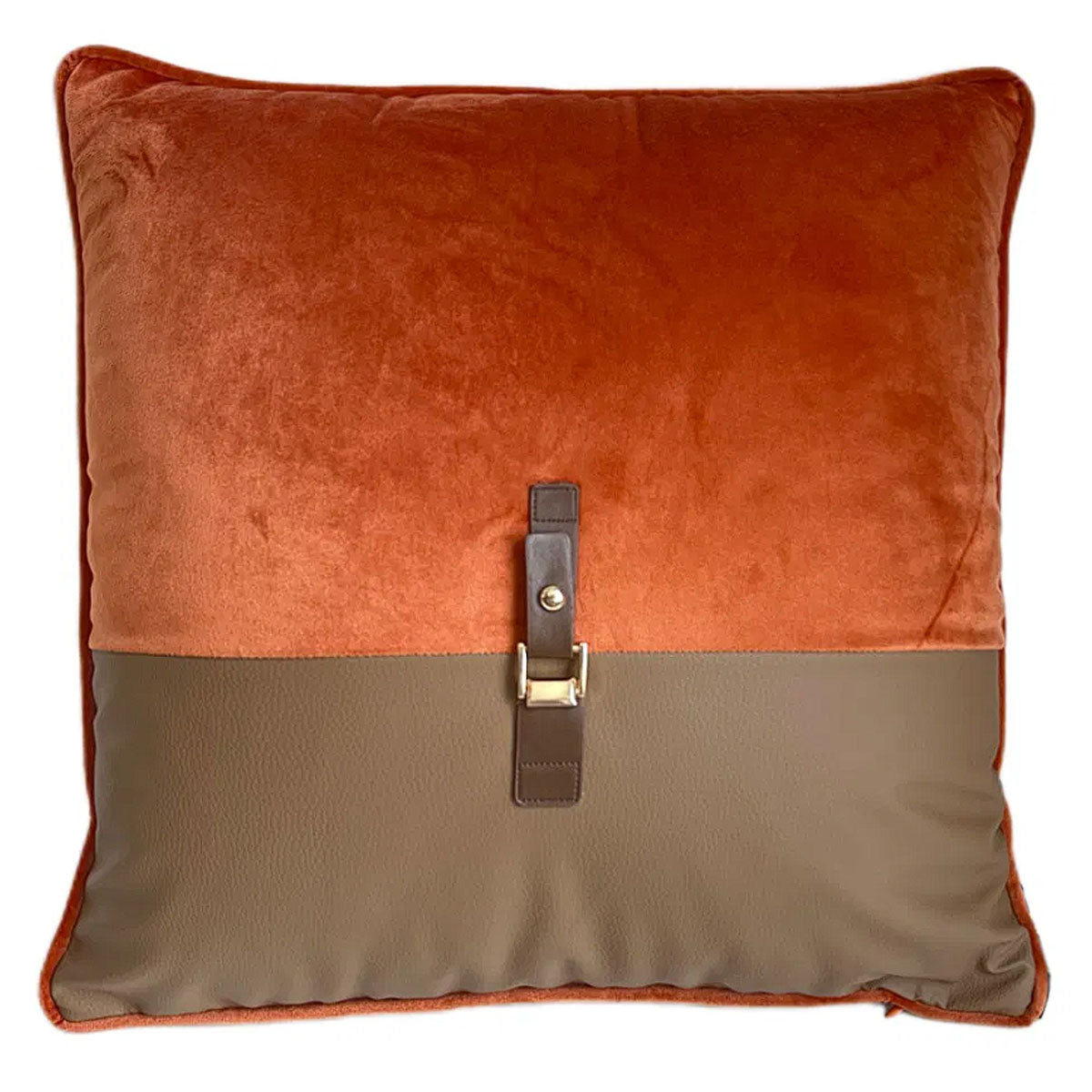 Malini Paul Moneypenny Buckleup Choc Cushion