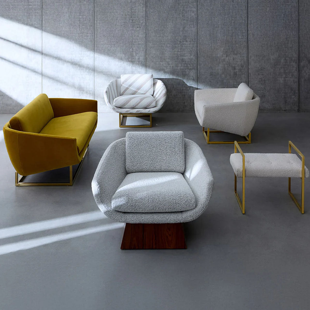 Jonathan Adler Beaumont Lounge Chair - Diagonal Natural