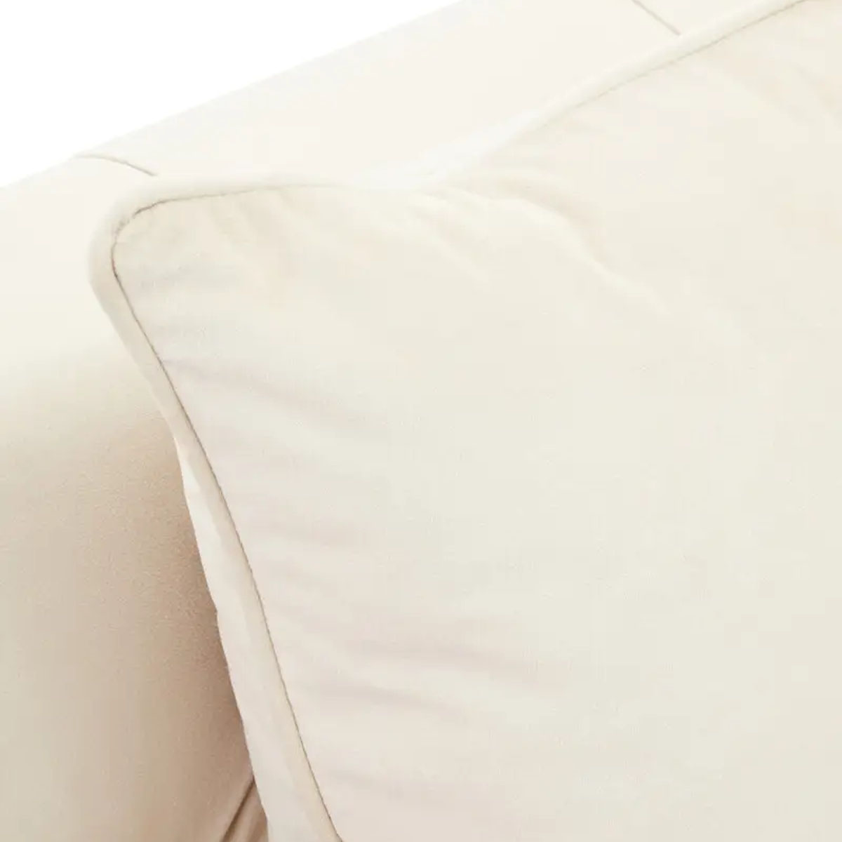 Beaumonde Home Sefira 2 Seat Ivory Fabric Sofa