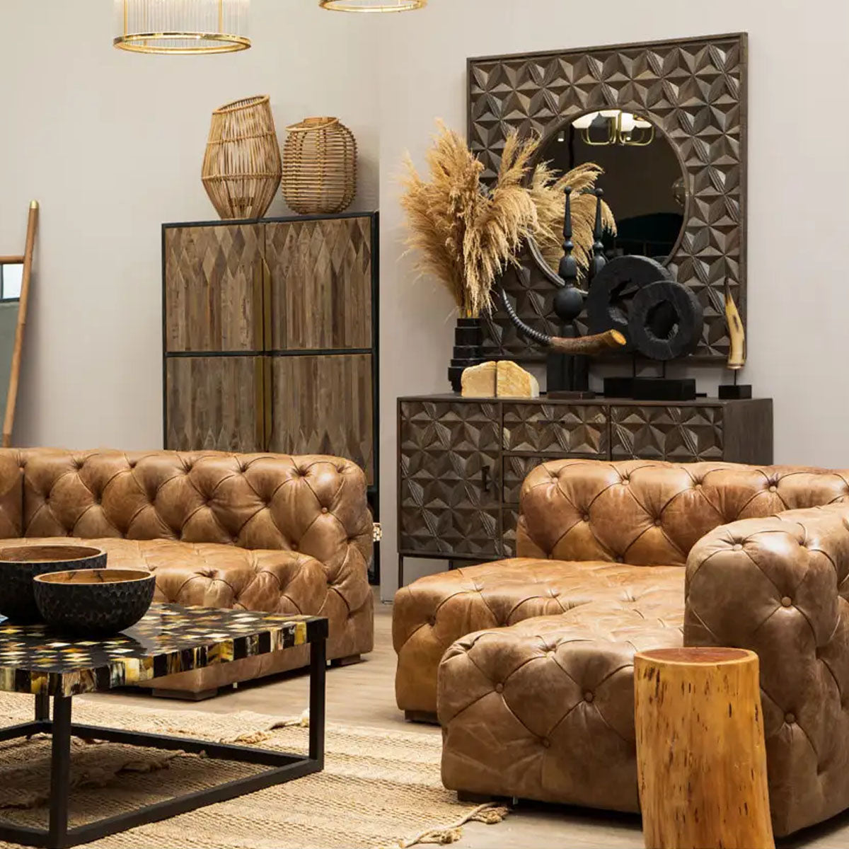 Beaumonde Home Hoxton Leather Dining Chair