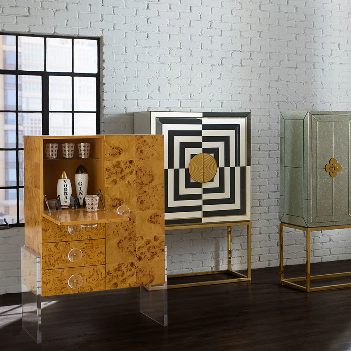 Jonathan Adler Op Art Bar