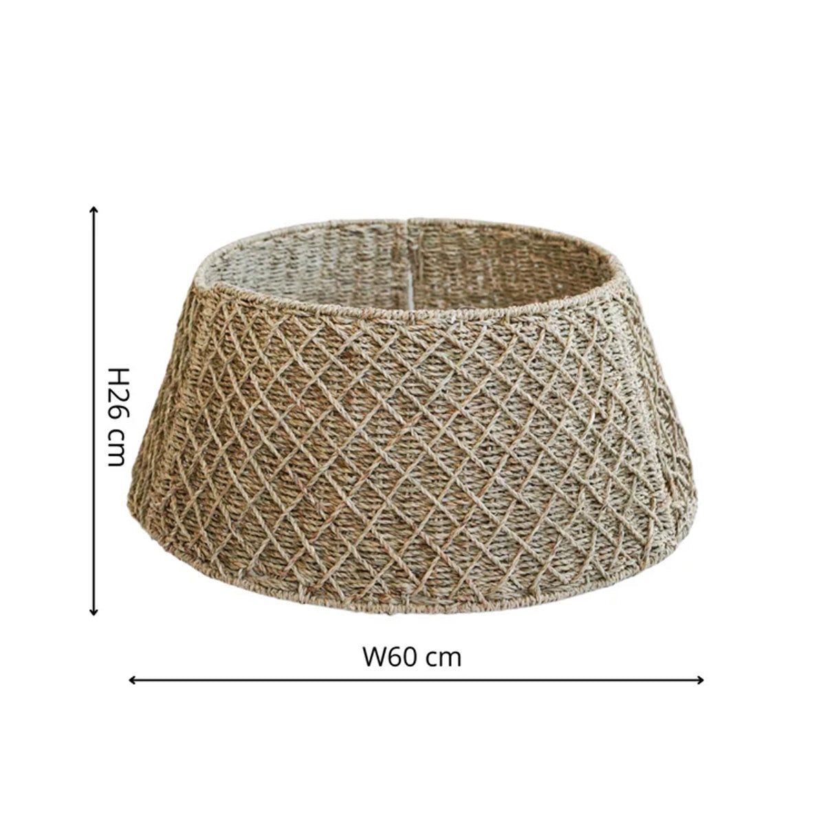 Ivyline Round Foldable White Tree Skirt