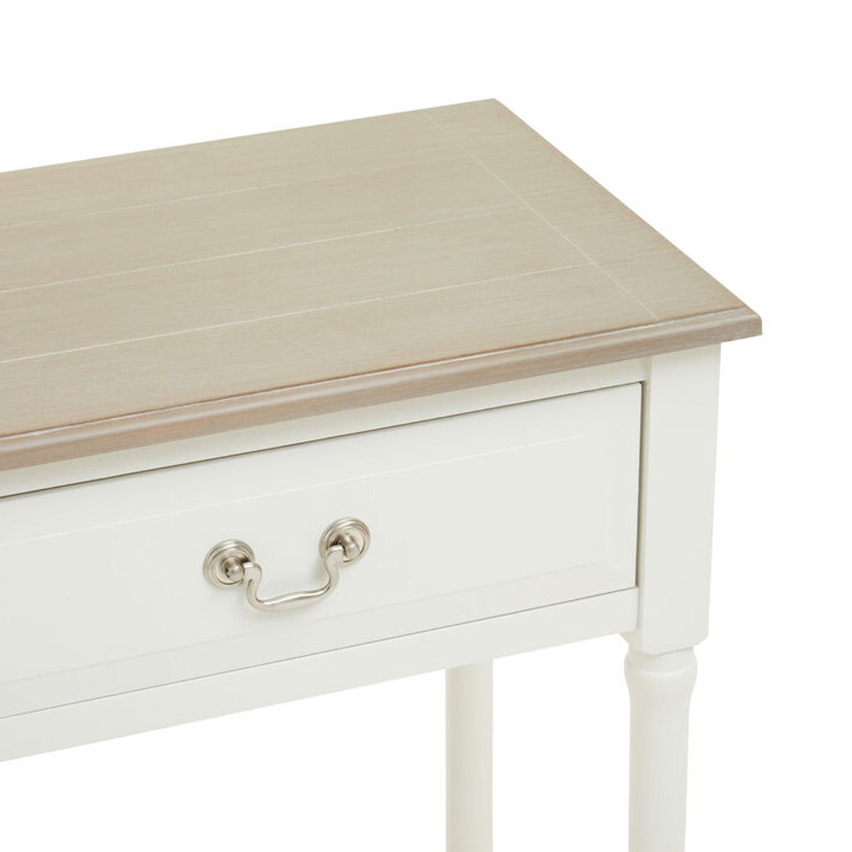 Beaumonde Home Heritage 2 Drawer Ivory Console Table