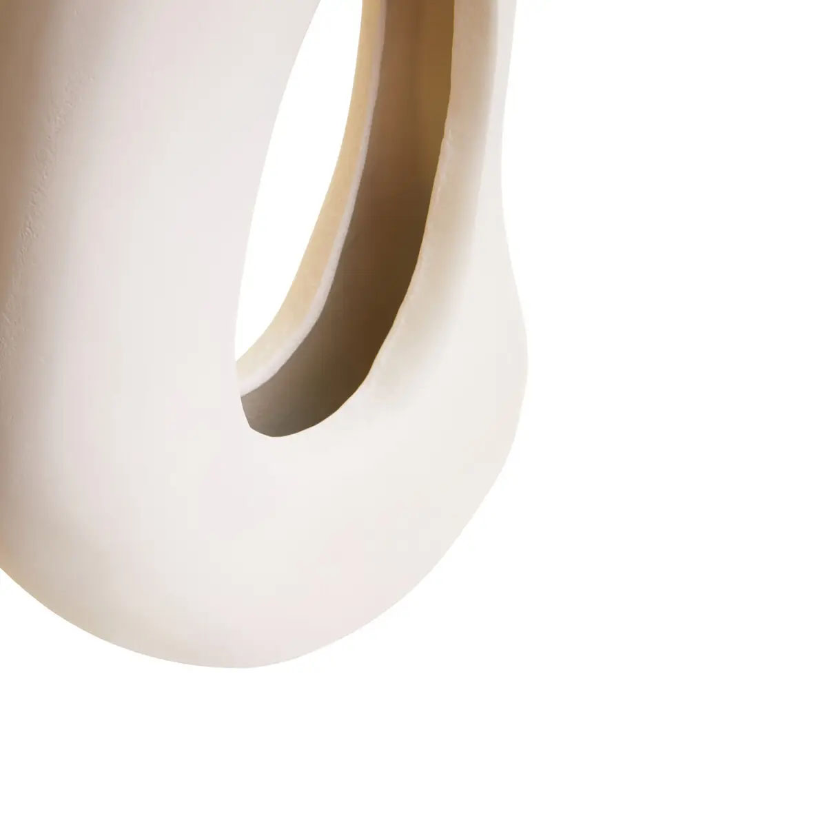Beaumonde Home Hapax Abstract Cream Sculpture