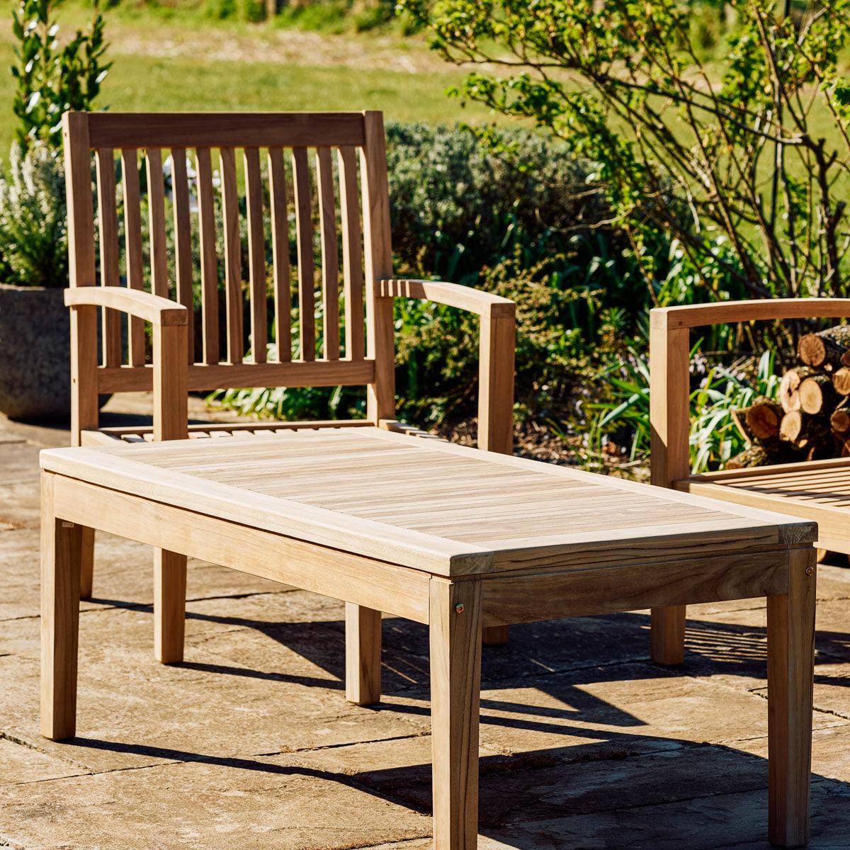 Garden Trading Comfort Teak 4 Seater & Coffee Table Set
