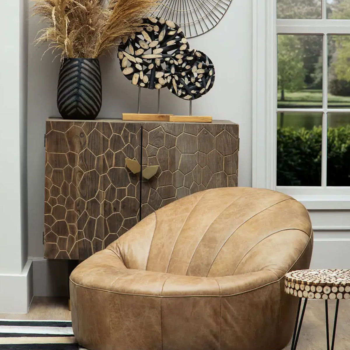 Beaumonde Home Malay Natural Sideboard
