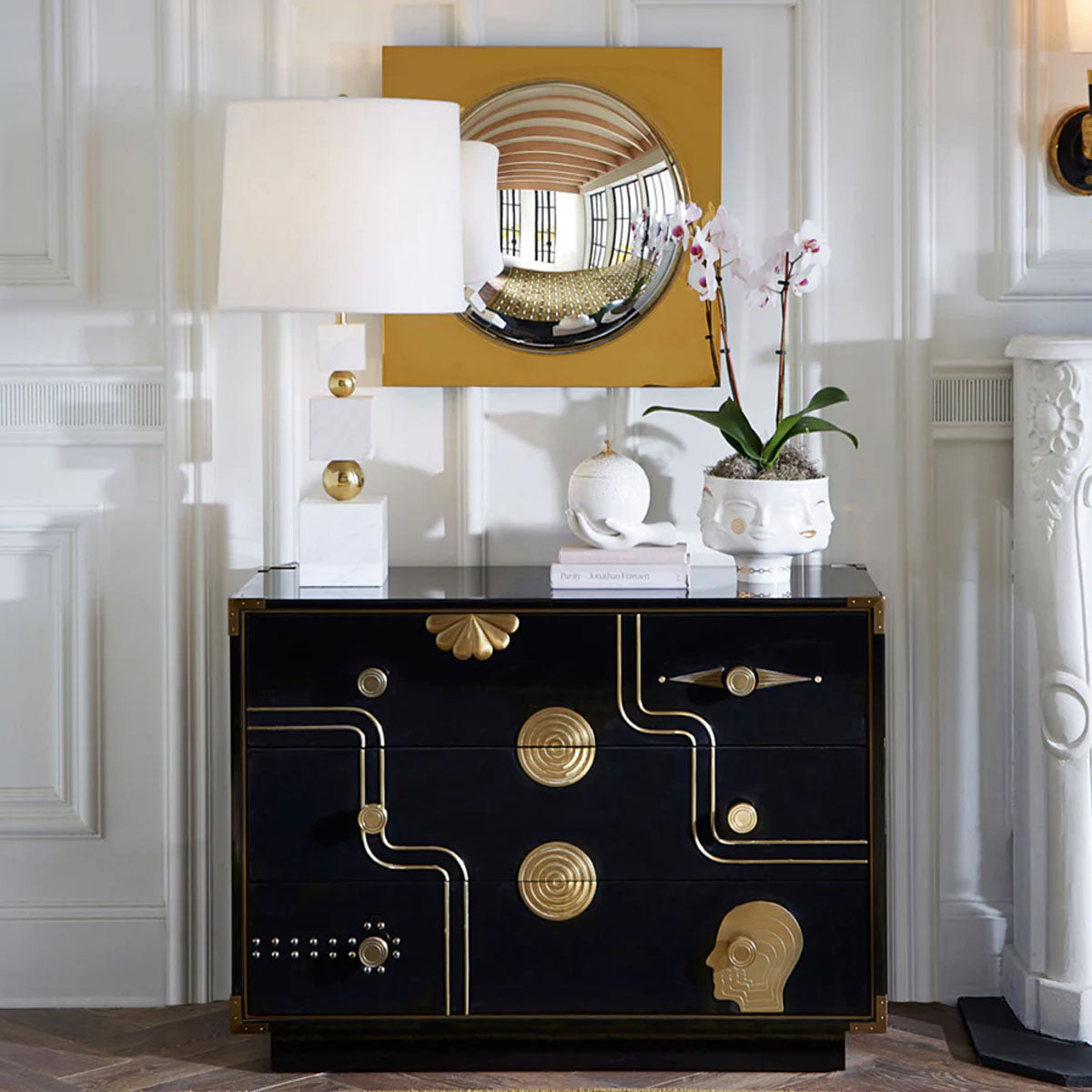 Jonathan Adler Globo Convex Mirror