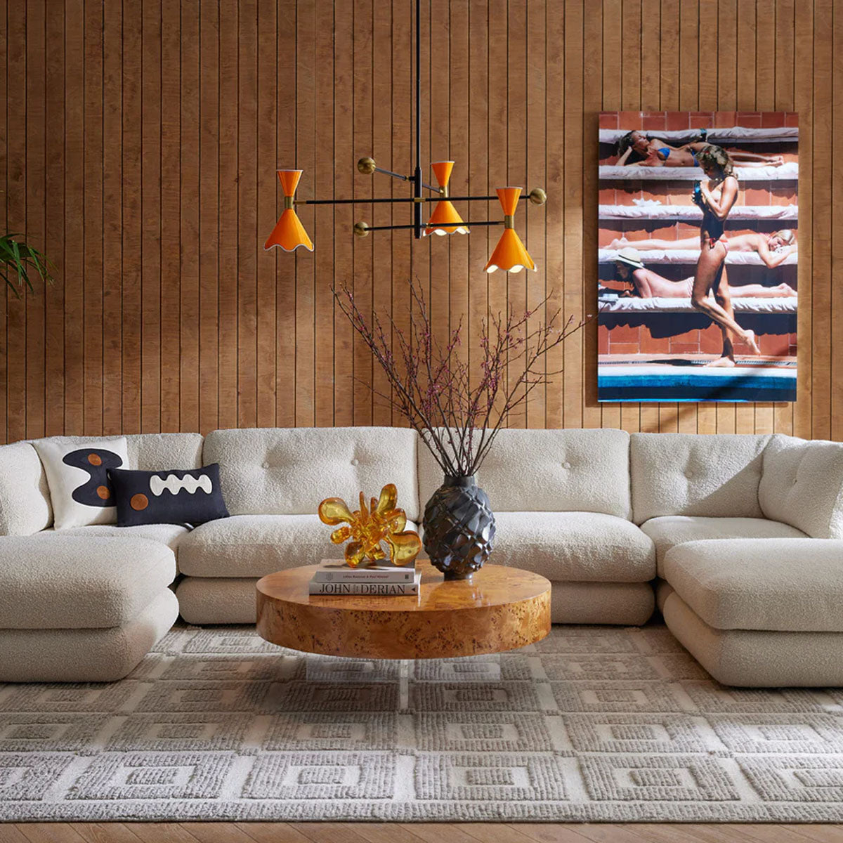 Jonathan Adler Bond Round Cocktail Table